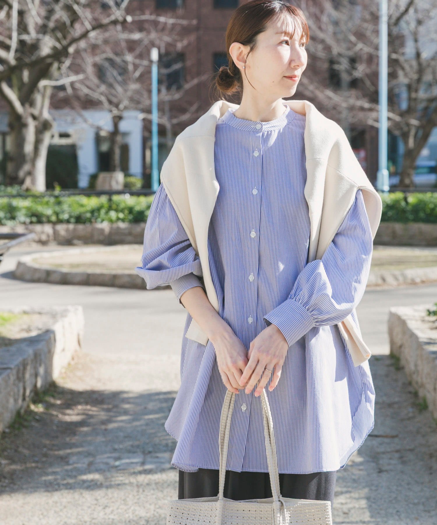 【アイテムズアーバンリサーチ/ITEMS URBAN RESEARCH】のボイルボリュームチュニック インテリア・キッズ・メンズ・レディースファッション・服の通販 founy(ファウニー) 　ファッション　Fashion　レディースファッション　Fashion for Women　トップス・カットソー　Cut & Sew Tops　2026年　2026　2026春夏・S/S　Spring/Summer 2026 SS26　シンプル　Simple, Minimal　チュニック　Tunic, Long Top　リラックス　Relax, Relaxed Fit　夏　Summer　S/S・春夏　SS, Spring/Summer, Warm Season　ブルー系その他|ID: prp329100004985056 ipo3291000000037342248