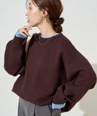 【フリークスストア/FREAK'S STORE】の接結 配色 カラー ニット プルオーバー【限定展開】25AW 大人の最旬トレンドファッション＆コーディネート founy(ファウニー) ファッション Fashion レディースファッション Fashion for Women トップス・カットソー Cut & Sew Tops ニット Knit Tops & Sweaters カジュアルプルオーバー・ニットトップス Pullovers & Knit Tops / Casual Pullovers カーディガン Cardigan, Knitwear コンビ Combo, Combination Style シンプル Simple, Minimal 人気 Popular, Best Seller バランス Balance, Style Balance ベーシック Basic, Essential リラックス Relax, Relaxed Fit A/W・秋冬 Autumn/Winter 冬 Winter / This Winter おすすめ Recommended / Our Picks 2025年 2025 2025-2026秋冬・A/W Autumn/Winter 2025–26 AW25–26 thumbnail ブラウン×ライトブルー|ID: prp329100004985062 ipo3291000000037342281