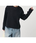 【ビューティ&ユース ユナイテッドアローズ/BEAUTY&YOUTH / UNITED ARROWS】のジャガード クルーネック プルオーバー 大人の最旬トレンドファッション＆コーディネート founy(ファウニー) ファッション Fashion レディースファッション Fashion for Women トップス・カットソー Cut & Sew Tops カジュアルプルオーバー・ニットトップス Pullovers & Knit Tops / Casual Pullovers カットソー Cut and Sewn Top スウェット / スエット Sweatshirt, Sweatwear フォルム Silhouette, Form ボトム Bottoms, Lower Wear モザイク Mosaic, Geometric Pattern リラックス Relax, Relaxed Fit レース Lace, Lace Fabric おすすめ Recommended / Our Picks エレガント 上品 Elegant thumbnail BLACK|ID: prp329100004985065 ipo3291000000037342295