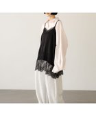 【ローリーズファーム/LOWRYS FARM】のサテンレースキャミ 大人の最旬トレンドファッション＆コーディネート founy(ファウニー) ファッション Fashion レディースファッション Fashion for Women トップス・カットソー Cut & Sew Tops キャミソール&ノースリーブ Camisoles & Sleeveless Tops おすすめ Recommended / Our Picks キャミソール Camisole, Spaghetti Strap Top サテン Satin, Glossy Fabric ジャケット Jacket, Outerwear ボトム Bottoms, Lower Wear レース Lace, Lace Fabric エレガント 上品 Elegant thumbnail BLK|ID: prp329100004985071 ipo3291000000037342326