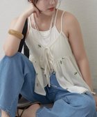 【アンドフォーエバー/RMAF】の【SETUP】花刺繍キャミチュニックブラウス 大人の最旬トレンドファッション＆コーディネート founy(ファウニー) ファッション Fashion レディースファッション Fashion for Women トップス・カットソー Cut & Sew Tops キャミソール&ノースリーブ Camisoles & Sleeveless Tops シャツ・ブラウス・オフィスカジュアル Elegant Blouses & Button-Ups 2026年 2026 2026春夏・S/S Spring/Summer 2026 SS26 セットアップ Set-Up, Coordinated Outfit チュニック Tunic, Long Top 再入荷 Restock / Back in Stock thumbnail アイボリー|ID: prp329100004985086 ipo3291000000037342401