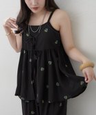 【アンドフォーエバー/RMAF】の【SETUP】花刺繍キャミチュニックブラウス 大人の最旬トレンドファッション＆コーディネート founy(ファウニー) ファッション Fashion レディースファッション Fashion for Women トップス・カットソー Cut & Sew Tops キャミソール&ノースリーブ Camisoles & Sleeveless Tops シャツ・ブラウス・オフィスカジュアル Elegant Blouses & Button-Ups 2026年 2026 2026春夏・S/S Spring/Summer 2026 SS26 セットアップ Set-Up, Coordinated Outfit チュニック Tunic, Long Top 再入荷 Restock / Back in Stock thumbnail ブラック|ID: prp329100004985086 ipo3291000000037342402
