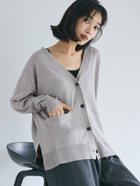【コカ/COCA】の【UVカット】ビッグカーディガン 大人の最旬トレンドファッション＆コーディネート founy(ファウニー) ファッション Fashion レディースファッション Fashion for Women トップス・カットソー Cut & Sew Tops カーディガン・羽織り Layered Style Cardigans 春 Spring カーディガン Cardigan, Knitwear シンプル Simple, Minimal タンク Tank Top, Sleeveless Top 長袖 Long Sleeve, Full Sleeve バランス Balance, Style Balance ビッグ Big, Oversized ベーシック Basic, Essential ポケット Pocket, Pocket Detail 無地 Plain, Solid Color ロング Long, Long-Length 夏 Summer ビジネス 仕事 通勤 Business / Work / Commuting 2026年 2026 2026春夏・S/S Spring/Summer 2026 SS26 thumbnail Gray|ID: prp329100004985102 ipo3291000000037342473