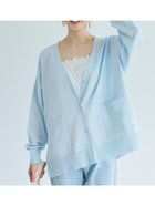 【コカ/COCA】の【UVカット】ビッグカーディガン 大人の最旬トレンドファッション＆コーディネート founy(ファウニー) ファッション Fashion レディースファッション Fashion for Women トップス・カットソー Cut & Sew Tops カーディガン・羽織り Layered Style Cardigans 春 Spring カーディガン Cardigan, Knitwear シンプル Simple, Minimal タンク Tank Top, Sleeveless Top 長袖 Long Sleeve, Full Sleeve バランス Balance, Style Balance ビッグ Big, Oversized ベーシック Basic, Essential ポケット Pocket, Pocket Detail 無地 Plain, Solid Color ロング Long, Long-Length 夏 Summer ビジネス 仕事 通勤 Business / Work / Commuting 2026年 2026 2026春夏・S/S Spring/Summer 2026 SS26 thumbnail Lt.blue|ID: prp329100004985102 ipo3291000000037342474
