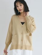 【コカ/COCA】の【UVカット】ビッグカーディガン 大人の最旬トレンドファッション＆コーディネート founy(ファウニー) ファッション Fashion レディースファッション Fashion for Women トップス・カットソー Cut & Sew Tops カーディガン・羽織り Layered Style Cardigans 春 Spring カーディガン Cardigan, Knitwear シンプル Simple, Minimal タンク Tank Top, Sleeveless Top 長袖 Long Sleeve, Full Sleeve バランス Balance, Style Balance ビッグ Big, Oversized ベーシック Basic, Essential ポケット Pocket, Pocket Detail 無地 Plain, Solid Color ロング Long, Long-Length 夏 Summer ビジネス 仕事 通勤 Business / Work / Commuting 2026年 2026 2026春夏・S/S Spring/Summer 2026 SS26 thumbnail Beige|ID: prp329100004985102 ipo3291000000037342475