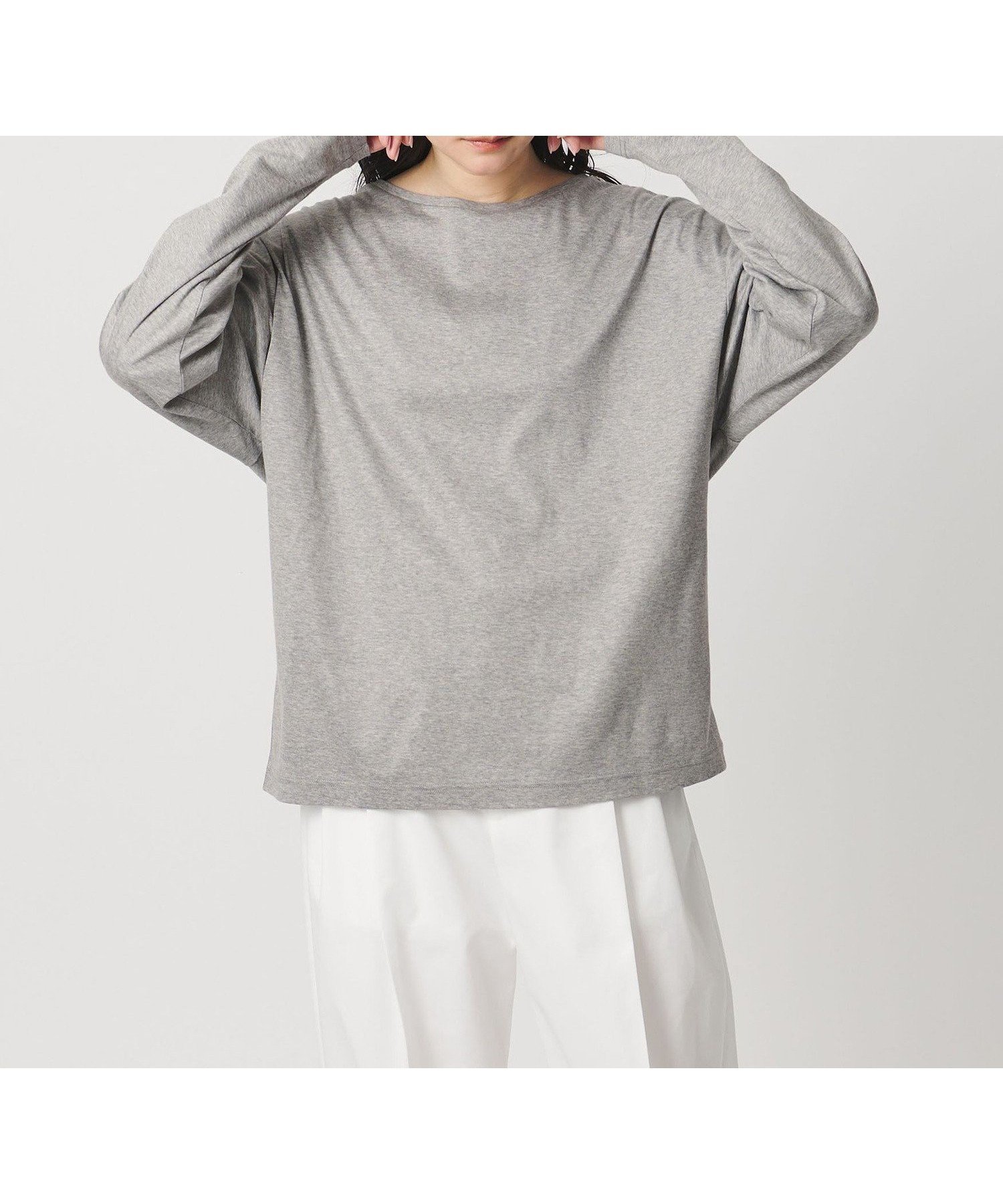 【ビューティ&ユース ユナイテッドアローズ/BEAUTY&YOUTH / UNITED ARROWS】のMARW UNITED ARROWS ロングスリーブ カットソー 汗染み防止 インテリア・キッズ・メンズ・レディースファッション・服の通販 founy(ファウニー) 　ファッション　Fashion　レディースファッション　Fashion for Women　トップス・カットソー　Cut & Sew Tops　カットソー・ベーシックTシャツ　Cut-and-Sewn Tops / Stretch Tees & Basics　インナー　Innerwear　秋　Autumn　カットソー　Cut and Sewn Top　シンプル　Simple, Minimal　ジャケット　Jacket, Outerwear　スリーブ　Sleeve, Long Sleeve / Short Sleeve　人気　Popular, Best Seller　ロング　Long, Long-Length　冬　Winter / This Winter　ビジネス 仕事 通勤　Business / Work / Commuting　MD.GRAY|ID: prp329100004985105 ipo3291000000037342488