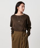 【ビューティ&ユース ユナイテッドアローズ/BEAUTY&YOUTH / UNITED ARROWS】のMARW UNITED ARROWS ロングスリーブ カットソー 汗染み防止 大人の最旬トレンドファッション＆コーディネート founy(ファウニー) ファッション Fashion レディースファッション Fashion for Women トップス・カットソー Cut & Sew Tops カットソー・ベーシックTシャツ Cut-and-Sewn Tops / Stretch Tees & Basics インナー Innerwear 秋 Autumn カットソー Cut and Sewn Top シンプル Simple, Minimal ジャケット Jacket, Outerwear スリーブ Sleeve, Long Sleeve / Short Sleeve 人気 Popular, Best Seller ロング Long, Long-Length 冬 Winter / This Winter ビジネス 仕事 通勤 Business / Work / Commuting thumbnail DK.BROWN|ID: prp329100004985105 ipo3291000000037342489