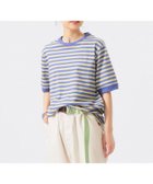【ビームス ウイメン/BEAMS】のボーダー バインダー ショートスリーブ Tシャツ 大人の最旬トレンドファッション＆コーディネート founy(ファウニー) ファッション Fashion レディースファッション Fashion for Women トップス・カットソー Cut & Sew Tops シャツ・ブラウス・オフィスカジュアル Elegant Blouses & Button-Ups ロングTシャツ・Tシャツ Longline T-Shirts & Tees インナー Innerwear キャミソール Camisole, Spaghetti Strap Top サロペット Overalls, Salopette ショート Short, Short Length スリーブ Sleeve, Long Sleeve / Short Sleeve デニム Denim, Jeans Material トレンド Trend, Trending Now 定番 Standard, Basic Item フィット Fit, Slim Fit ベーシック Basic, Essential ボーダー Border, Stripe 半袖 Short Sleeve, Half Sleeve おすすめ Recommended / Our Picks thumbnail PURPLE|ID: prp329100004985113 ipo3291000000037342534