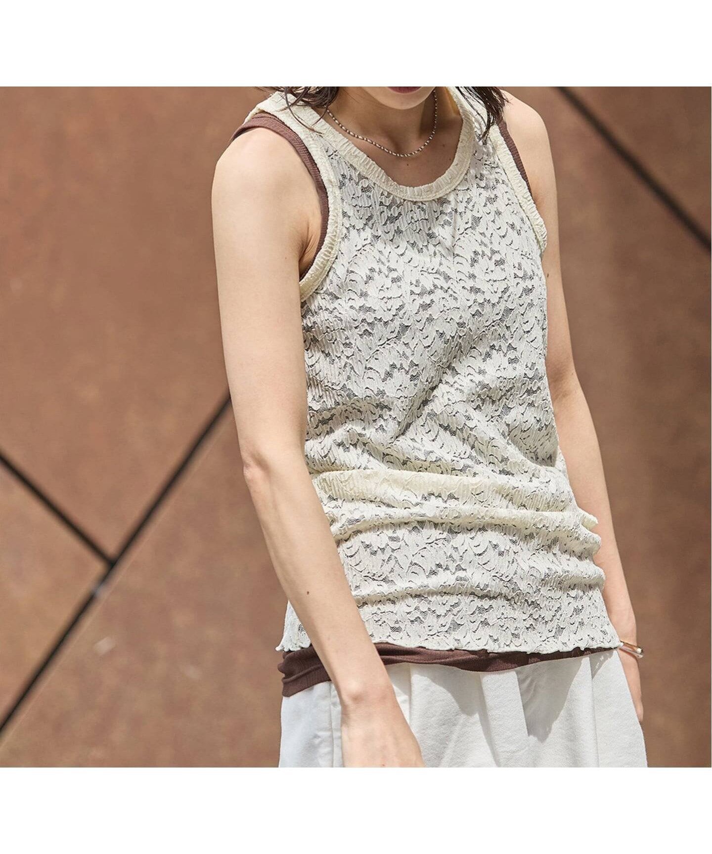 【ジャーナルスタンダード/JOURNAL STANDARD】のストレッチフラワーレースタンク 大人の最旬トレンドファッション＆コーディネート founy(ファウニー) 　ファッション　Fashion　レディースファッション　Fashion for Women　おすすめ　Recommended / Our Picks　インナー　Innerwear　キャミ　Camisole, Cami Top　ジャケット　Jacket, Outerwear　ストレッチ　Stretch, Stretchy Fabric　スマート　Smart, Elegant　タンク　Tank Top, Sleeveless Top　レース　Lace, Lace Fabric　エレガント 上品　Elegant　夏　Summer　 other-1|ID: prp329100004985114 ipo3291000000037342535