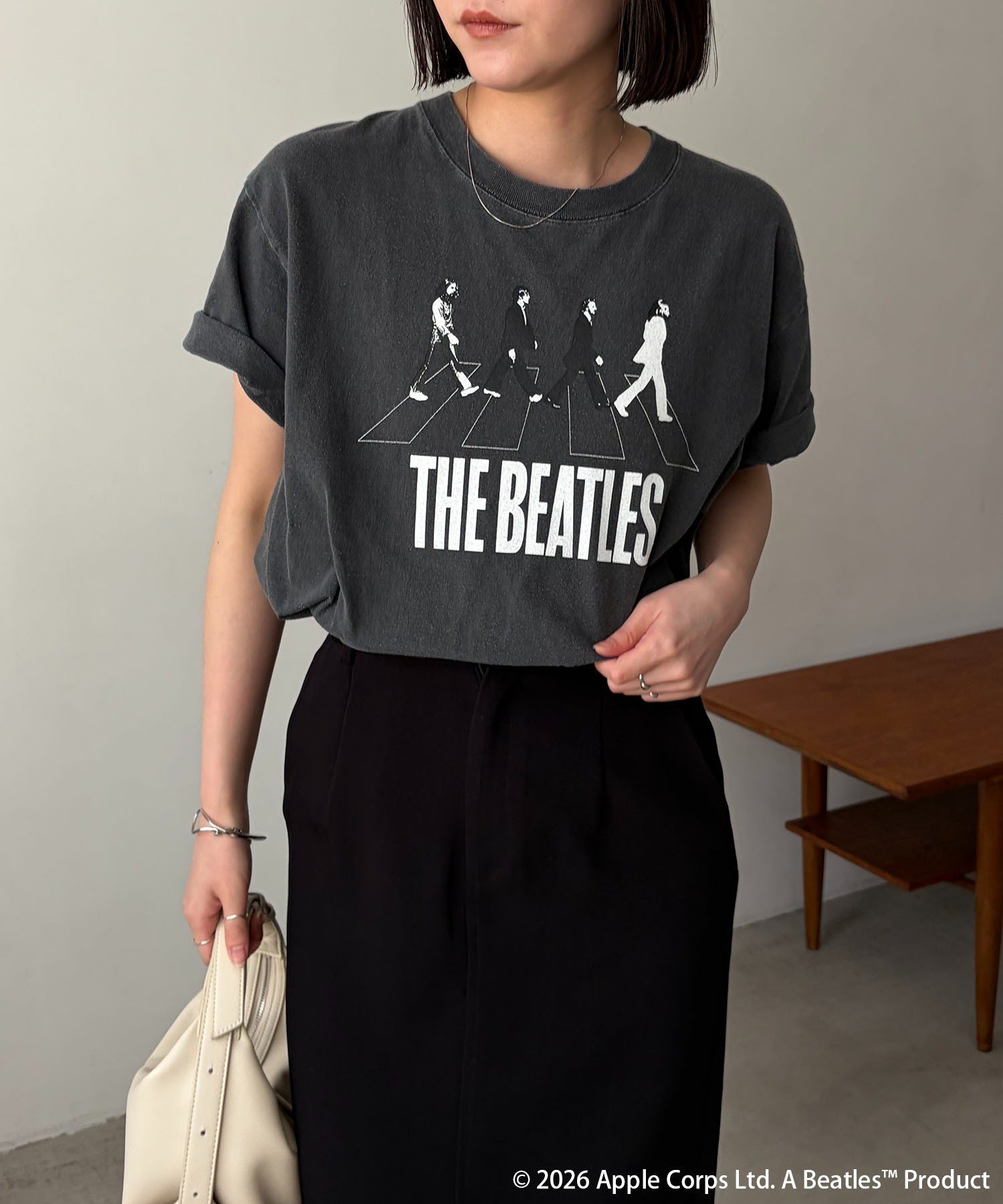 【カプリシューレマージュ/CAPRICIEUX LEMAGE】のGOOD ROCK SPEED AbbeyRoad Tシャツ インテリア・キッズ・メンズ・レディースファッション・服の通販 founy(ファウニー) ファッション Fashion レディースファッション Fashion for Women トップス・カットソー Cut & Sew Tops シャツ・ブラウス・オフィスカジュアル Elegant Blouses & Button-Ups ロングTシャツ・Tシャツ Longline T-Shirts & Tees おすすめ Recommended / Our Picks インナー Innerwear カーディガン Cardigan, Knitwear ジャケット Jacket, Outerwear プリント Print, Printed Pattern ワーク Workwear, Utility Style ブラック|ID: prp329100004985115 ipo3291000000037374567