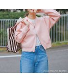 【アーバンリサーチ ドアーズ/URBAN RESEARCH DOORS】の『仁村紗和さん着用』『UR TECH Renew Knit』VネックZIPカーディガン 大人の最旬トレンドファッション＆コーディネート founy(ファウニー) ファッション Fashion レディースファッション Fashion for Women トップス・カットソー Cut & Sew Tops ニット Knit Tops & Sweaters カーディガン・羽織り Layered Style Cardigans Vネックトップス V-Neck Tops / V-Cut Neckline Shirts インナー Innerwear 春 Spring カーディガン Cardigan, Knitwear 定番 Standard, Basic Item フィット Fit, Slim Fit フロント Front, Front Design S/S・春夏 SS, Spring/Summer, Warm Season 夏 Summer 2026年 2026 2026春夏・S/S Spring/Summer 2026 SS26 thumbnail ピンク|ID: prp329100004985118 ipo3291000000037342559