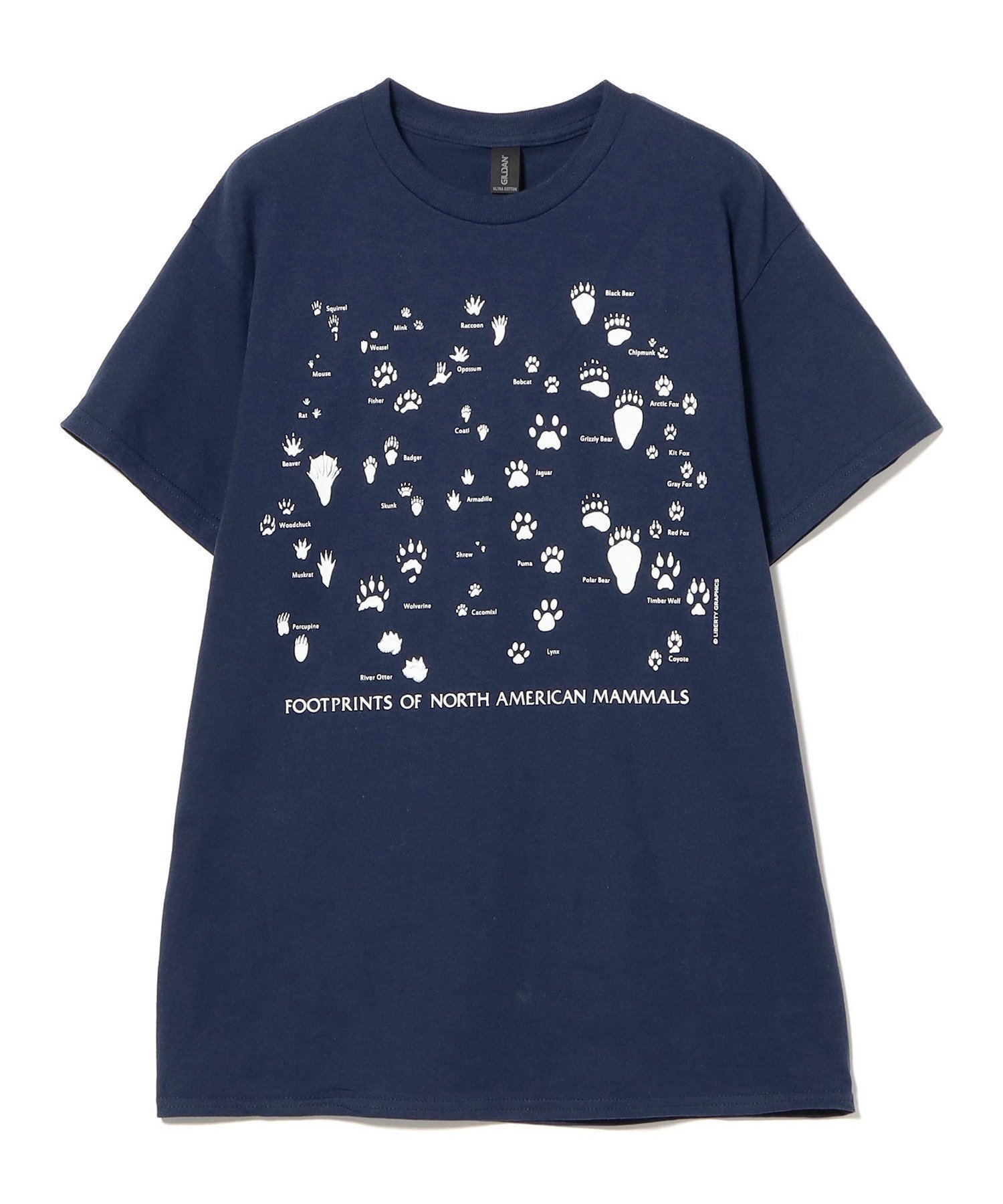 【ビームス ウイメン/BEAMS】のLIBERTY GRAPHICS / Foot Print T Shirt 大人の最旬トレンドファッション＆コーディネート founy(ファウニー) 　ファッション　Fashion　レディースファッション　Fashion for Women　トップス・カットソー　Cut & Sew Tops　シャツ・ブラウス・オフィスカジュアル　Elegant Blouses & Button-Ups　ロングTシャツ・Tシャツ　Longline T-Shirts & Tees　インナー　Innerwear　プリント　Print, Printed Pattern　マキシ　Maxi, Full Length　モチーフ　Motif, Design Theme　おすすめ　Recommended / Our Picks　 other-1|ID: prp329100004985124 ipo3291000000037342615