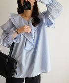 【ラナン/Ranan】のRanan/ビッグカラーフリルブラウス 大人の最旬トレンドファッション＆コーディネート founy(ファウニー) ファッション Fashion レディースファッション Fashion for Women トップス・カットソー Cut & Sew Tops シャツ・ブラウス・オフィスカジュアル Elegant Blouses & Button-Ups オケージョン Occasion Wear ギャザー Gathered, Ruffled 今季 This Season, Current Season ストライプ Stripe, Striped Pattern スラックス Slacks, Dress Pants スリーブ Sleeve, Long Sleeve / Short Sleeve スーツ Suit, Formalwear セットアップ Set-Up, Coordinated Outfit デコルテ Décolleté, Neckline デニム Denim, Jeans Material トレンド Trend, Trending Now フェミニン Feminine, Girly フリル Frill, Ruffle ポケット Pocket, Pocket Detail ワイド Wide, Wide Fit 再入荷 Restock / Back in Stock おすすめ Recommended / Our Picks セレモニー Ceremony thumbnail BU|ID: prp329100004985139 ipo3291000000037342712
