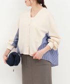【ノーリーズ/NOLLEY'S】のカット×シャツ切替Vネックカーディガン 大人の最旬トレンドファッション＆コーディネート founy(ファウニー) ファッション Fashion レディースファッション Fashion for Women トップス・カットソー Cut & Sew Tops カーディガン・羽織り Layered Style Cardigans シャツ・ブラウス・オフィスカジュアル Elegant Blouses & Button-Ups Vネックトップス V-Neck Tops / V-Cut Neckline Shirts 春 Spring カットソー Cut and Sewn Top カーディガン Cardigan, Knitwear 切替 Switching, Contrast Panel ストライプ Stripe, Striped Pattern ドッキング Docking, Mixed Material ヘムライン Hemline, Bottom Cut S/S・春夏 SS, Spring/Summer, Warm Season アウトレット Outlet / Clearance おすすめ Recommended / Our Picks 夏 Summer 2026年 2026 2026春夏・S/S Spring/Summer 2026 SS26 thumbnail キナリ|ID: prp329100004985143 ipo3291000000037342727