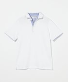 【ユナイテッドアローズ/UNITED ARROWS / MEN】のダブルカラー スキッパー ポロシャツ A DAY IN THE LIFE 大人の最旬トレンドファッション＆コーディネート founy(ファウニー) ファッション Fashion メンズファッション Fashion for Men 鹿の子 Piqué, Kanoko Fabric スキッパー Skipper, Open Collar スラックス Slacks, Dress Pants ダブル Double, Double-Breasted デニム Denim, Jeans Material ポロシャツ Polo Shirt, Collared Tee ヨーク Yoke, Yoke Design アウトレット Outlet / Clearance おすすめ Recommended / Our Picks 夏 Summer thumbnail WHITE|ID: prp329100004985157 ipo3291000000037342810