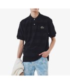 【ラコステ/LACOSTE / MEN】のパイル地切り替え同色ボーダーポロシャツ 大人の最旬トレンドファッション＆コーディネート founy(ファウニー) ファッション Fashion メンズファッション Fashion for Men カフス Cuff Design スリット Slit, Slit Detail ボーダー Border, Stripe ポロシャツ Polo Shirt, Collared Tee リブニット Rib Knit, Ribbed Knit リラックス Relax, Relaxed Fit エレガント 上品 Elegant thumbnail ブラック|ID: prp329100004985158 ipo3291000000037342815