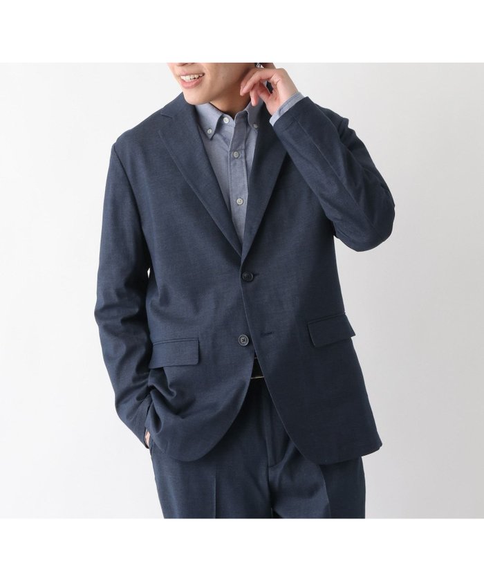 【グローバルワーク/GLOBAL WORK / MEN】のアーバンデニムジャケット/AIR/632495 インテリア・キッズ・メンズ・レディースファッション・服の通販 founy(ファウニー) https://founy.com/ ファッション Fashion メンズファッション Fashion for Men おすすめ Recommended / Our Picks シンプル Simple, Minimal ジャケット Jacket, Outerwear ストレッチ Stretch, Stretchy Fabric セットアップ Set-Up, Coordinated Outfit デニム Denim, Jeans Material パターン Pattern, Design Print フラップ Flap, Flap Pocket ポケット Pocket, Pocket Detail 夏 Summer 軽量 Lightweight, Ultra Light |ID: prp329100004985169 ipo3291000000037349817