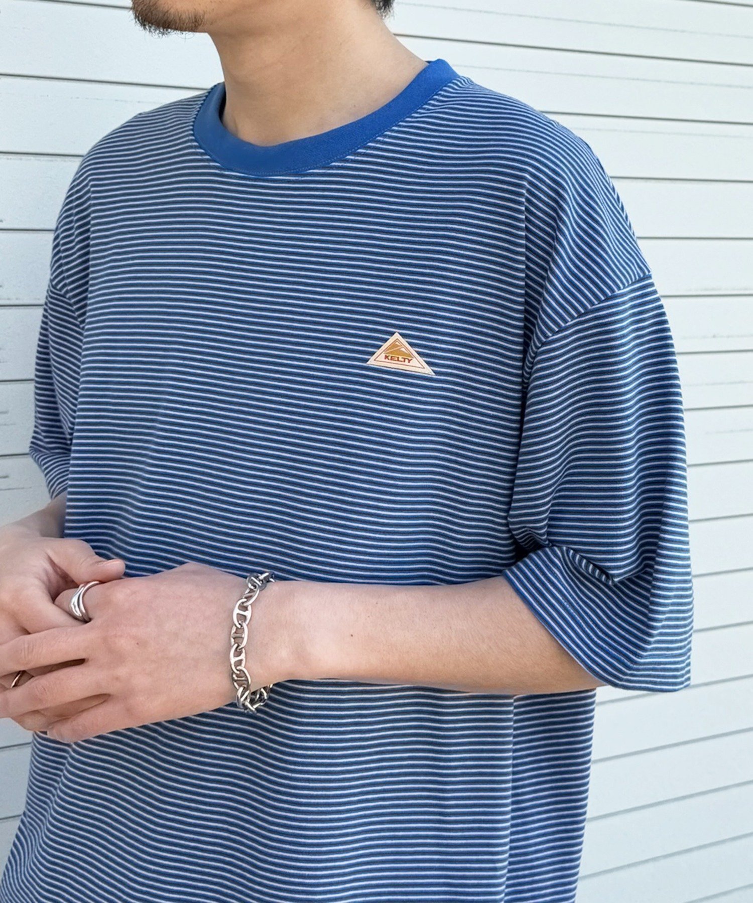 【セットアップセブン/SETUP7】のKELTY/ケルティ オーバーサイズボーダーTシャツ インテリア・キッズ・メンズ・レディースファッション・服の通販 founy(ファウニー) 　ファッション　Fashion　レディースファッション　Fashion for Women　トップス・カットソー　Cut & Sew Tops　シャツ・ブラウス・オフィスカジュアル　Elegant Blouses & Button-Ups　ロングTシャツ・Tシャツ　Longline T-Shirts & Tees　アウトドア　Outdoor Clothing　アクセサリー　Fashion Accessories　インナー　Innerwear　カーゴパンツ　Cargo Pants, Utility Pants　シンプル　Simple, Minimal　ジャケット　Jacket, Outerwear　スタンダード　Standard, Basic　スラックス　Slacks, Dress Pants　セットアップ　Set-Up, Coordinated Outfit　ダウン　Down, Puffer　デイパック　Daypack, Casual Backpack　トレンド　Trend, Trending Now　パーカー　Hoodie, Parka　ボーダー　Border, Stripe　リラックス　Relax, Relaxed Fit　再入荷　Restock / Back in Stock　おすすめ　Recommended / Our Picks　エレガント 上品　Elegant　BLU|ID: prp329100004985175 ipo3291000000037342879