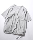 【シトリー/SITRY / MEN】のTシャツ メンズ オーバーサイズ 半袖 接触 冷感 ドローコード ライトグレー|ID: prp329100004985189 ipo3291000000037342972