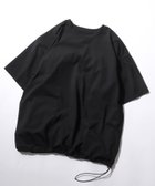 【シトリー/SITRY / MEN】のTシャツ メンズ オーバーサイズ 半袖 接触 冷感 ドローコード ブラック|ID: prp329100004985189 ipo3291000000037342974