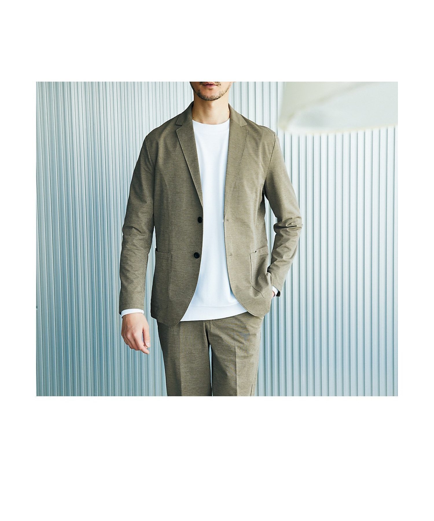 【アバハウス/ABAHOUSE / MEN】の【セットアップ対応/接触冷感】ハイブリット リラックス ジャケット インテリア・キッズ・メンズ・レディースファッション・服の通販 founy(ファウニー) 　ファッション　Fashion　メンズファッション　Fashion for Men　セットアップ　Matching Sets　洗える　Machine Washable　ジャケット　Jacket, Outerwear　スラックス　Slacks, Dress Pants　スーツ　Suit, Formalwear　セットアップ　Set-Up, Coordinated Outfit　デニム　Denim, Jeans Material　フォーマル　Formal, Dressy　ポロシャツ　Polo Shirt, Collared Tee　リラックス　Relax, Relaxed Fit　ゴルフ　Golf　ビジネス 仕事 通勤　Business / Work / Commuting　モカ|ID: prp329100004985192 ipo3291000000037342985