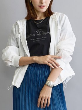 【ニコル クラブ/NICOLE CLUB】のシアーパーカー 大人の最旬トレンドファッション＆コーディネート founy(ファウニー) ファッション Fashion レディースファッション Fashion for Women トップス・カットソー Cut & Sew Tops レディースパーカー・カジュアルフーディー Casual Hoodies & Sweatshirts シアー Sheer, See-Through スマート Smart, Elegant ドローコード Drawcord, Drawstring Cord ボトム Bottoms, Lower Wear リゾート Resort, Vacation Style 羽織 Haori, Light Jacket |ID:prp329100004985199
