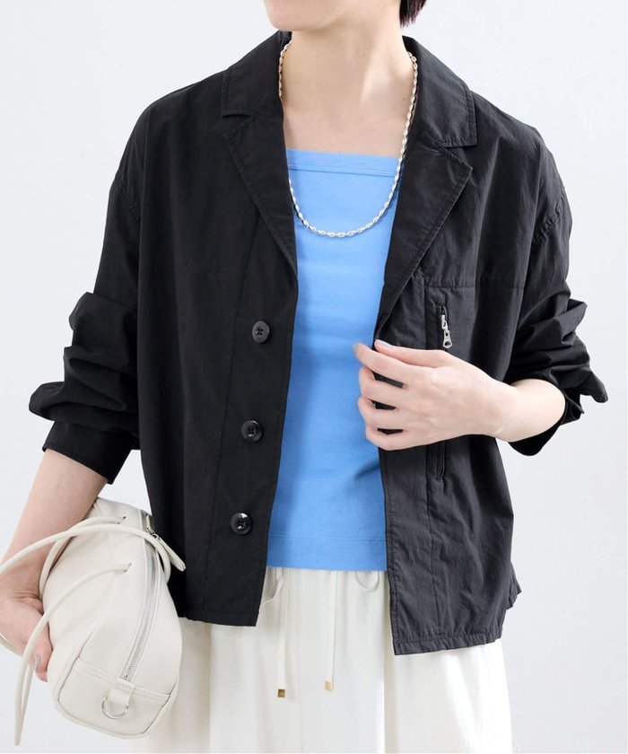 【イエナ/IENA】のユーティリティショートシャツジャケット インテリア・キッズ・メンズ・レディースファッション・服の通販 founy(ファウニー) https://founy.com/ ファッション Fashion レディースファッション Fashion for Women アウター Coat / Outerwear Collection レディースジャケット・軽アウター Jackets 2026年 2026 2026春夏・S/S Spring/Summer 2026 SS26 インド Indian Textile ショート Short, Short Length スマート Smart, Elegant タイプライター Typewriter Fabric, Crisp Cotton バランス Balance, Style Balance |ID: prp329100004985201 ipo3291000000037343016