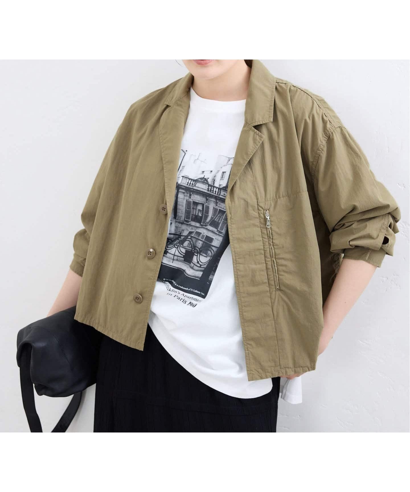 【イエナ/IENA】のユーティリティショートシャツジャケット インテリア・キッズ・メンズ・レディースファッション・服の通販 founy(ファウニー) 　ファッション　Fashion　レディースファッション　Fashion for Women　アウター　Coat / Outerwear Collection　レディースジャケット・軽アウター　Jackets　2026年　2026　2026春夏・S/S　Spring/Summer 2026 SS26　インド　Indian Textile　ショート　Short, Short Length　スマート　Smart, Elegant　タイプライター　Typewriter Fabric, Crisp Cotton　バランス　Balance, Style Balance　カーキ|ID: prp329100004985201 ipo3291000000037343018