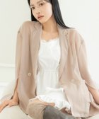 【ツーハッチ/tu-hacci】の接触冷感シアージャケット ベージュ|ID: prp329100004985222 ipo3291000000037343094