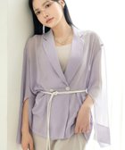 【ツーハッチ/tu-hacci】の接触冷感シアージャケット ライラック|ID: prp329100004985222 ipo3291000000037343098