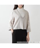 【レリアンプラスハウス/Leilian PLUS HOUSE】の【店頭人気】ショートジャケット【CINZIA CALDI】 大人の最旬トレンドファッション＆コーディネート founy(ファウニー) ファッション Fashion レディースファッション Fashion for Women アウター Coat / Outerwear Collection レディースジャケット・軽アウター Jackets エレガント 上品 Elegant ショート Short, Short Length ジャケット Jacket, Outerwear スリーブ Sleeve, Long Sleeve / Short Sleeve フォルム Silhouette, Form フレア Flare, Flared フロント Front, Front Design ポケット Pocket, Pocket Detail 人気 Popular, Best Seller 夏 Summer thumbnail ベージュ|ID: prp329100004985232 ipo3291000000037343125