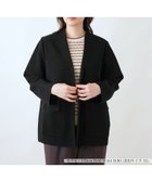 【レリアンプラスハウス/Leilian PLUS HOUSE】の【店舗人気】ジャケット【ROCHAS Premiere】 大人の最旬トレンドファッション＆コーディネート founy(ファウニー) ファッション Fashion レディースファッション Fashion for Women アウター Coat / Outerwear Collection レディースジャケット・軽アウター Jackets カーディガン Cardigan, Knitwear シンプル Simple, Minimal ジャケット Jacket, Outerwear ポケット Pocket, Pocket Detail エレガント 上品 Elegant 人気 Popular, Best Seller 夏 Summer thumbnail ブラック|ID: prp329100004985237 ipo3291000000037343140