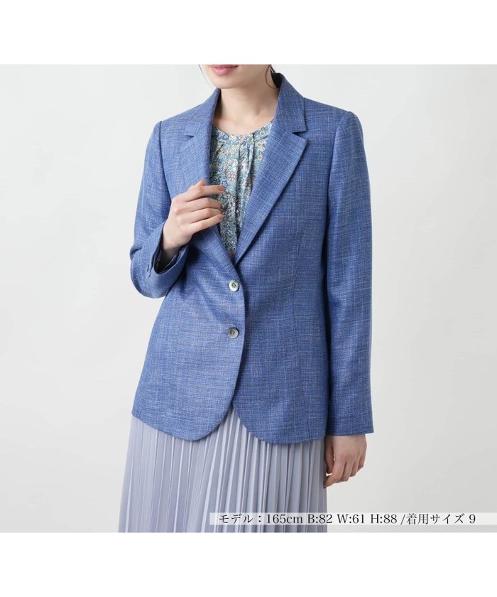 【レリアン/LEILIAN】のテーラードジャケット【LORO PIANA】 インテリア・キッズ・メンズ・レディースファッション・服の通販 founy(ファウニー) https://founy.com/ ファッション Fashion レディースファッション Fashion for Women アウター Coat / Outerwear Collection レディースジャケット・軽アウター Jackets テーラードジャケット / 通勤・きれいめスタイル Tailored Jackets & Blazers おすすめ Recommended / Our Picks カフス Cuff Design シェイプ Shape, Slim Fit シルク Silk, 100% Silk フェミニン Feminine, Girly フロント Front, Front Design ポケット Pocket, Pocket Detail マニッシュ Mannish, Boyish ロング Long, Long-Length 夏 Summer |ID: prp329100004985246 ipo3291000000037343169