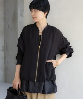 【エルーラ/Elura】のセミシアブルゾン/781298 大人の最旬トレンドファッション＆コーディネート founy(ファウニー) ファッション Fashion レディースファッション Fashion for Women アウター Coat / Outerwear Collection ブルゾンジャケット・スポーティアウター Blouson Jackets アクセサリー Fashion Accessories エアリー Airy Texture シアー Sheer, See-Through デニム Denim, Jeans Material エレガント 上品 Elegant 夏 Summer |ID:prp329100004985251