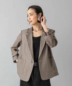 【ミッシェルクラン/MICHEL KLEIN】のリラクシーテーラードジャケット ブラウン|ID: prp329100004985257 ipo3291000000037343202