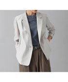【ミッシェルクラン/MICHEL KLEIN】のリラクシーテーラードジャケット ライトグレー|ID: prp329100004985257 ipo3291000000037343203
