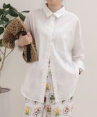 【フレディ&グロスター/FREDY&GLOSTER】の汗染み軽減加工COTTONオーバーシャツ 大人の最旬トレンドファッション＆コーディネート founy(ファウニー) ファッション Fashion レディースファッション Fashion for Women トップス・カットソー Cut & Sew Tops シャツ・ブラウス・オフィスカジュアル Elegant Blouses & Button-Ups 2026年 2026 2026春夏・S/S Spring/Summer 2026 SS26 おすすめ Recommended / Our Picks ブルゾン Blouson, Bomber Jacket ロング Long, Long-Length ワンポイント One Point, Statement Accent thumbnail オフホワイト|ID: prp329100004985448 ipo3291000000037344797