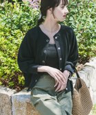【アイテムズアーバンリサーチ/ITEMS URBAN RESEARCH】の針抜きドルマンカーディガン 大人の最旬トレンドファッション＆コーディネート founy(ファウニー) ファッション Fashion レディースファッション Fashion for Women トップス・カットソー Cut & Sew Tops カーディガン・羽織り Layered Style Cardigans 2026年 2026 2026春夏・S/S Spring/Summer 2026 SS26 ストライプ Stripe, Striped Pattern 夏 Summer S/S・春夏 SS, Spring/Summer, Warm Season thumbnail ブラック|ID: prp329100004985451 ipo3291000000037344827