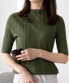 【アミュレット/Amulet】の【Amulet】ハイネックニットソー 大人の最旬トレンドファッション＆コーディネート founy(ファウニー) ファッション Fashion レディースファッション Fashion for Women トップス・カットソー Cut & Sew Tops ニット Knit Tops & Sweaters ハイネック High Neck, Mock Neck エレガント 上品 Elegant thumbnail カーキ|ID: prp329100004985453 ipo3291000000037344861