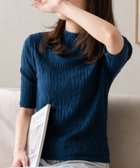 【アミュレット/Amulet】の【Amulet】ハイネックニットソー 大人の最旬トレンドファッション＆コーディネート founy(ファウニー) ファッション Fashion レディースファッション Fashion for Women トップス・カットソー Cut & Sew Tops ニット Knit Tops & Sweaters ハイネック High Neck, Mock Neck エレガント 上品 Elegant thumbnail ネイビー|ID: prp329100004985453 ipo3291000000037344862