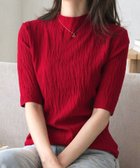 【アミュレット/Amulet】の【Amulet】ハイネックニットソー 大人の最旬トレンドファッション＆コーディネート founy(ファウニー) ファッション Fashion レディースファッション Fashion for Women トップス・カットソー Cut & Sew Tops ニット Knit Tops & Sweaters ハイネック High Neck, Mock Neck エレガント 上品 Elegant thumbnail レッド|ID: prp329100004985453 ipo3291000000037344865