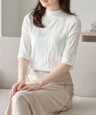 【アミュレット/Amulet】の【Amulet】ハイネックニットソー 大人の最旬トレンドファッション＆コーディネート founy(ファウニー) ファッション Fashion レディースファッション Fashion for Women トップス・カットソー Cut & Sew Tops ニット Knit Tops & Sweaters ハイネック High Neck, Mock Neck エレガント 上品 Elegant thumbnail ホワイト|ID: prp329100004985453 ipo3291000000037344866