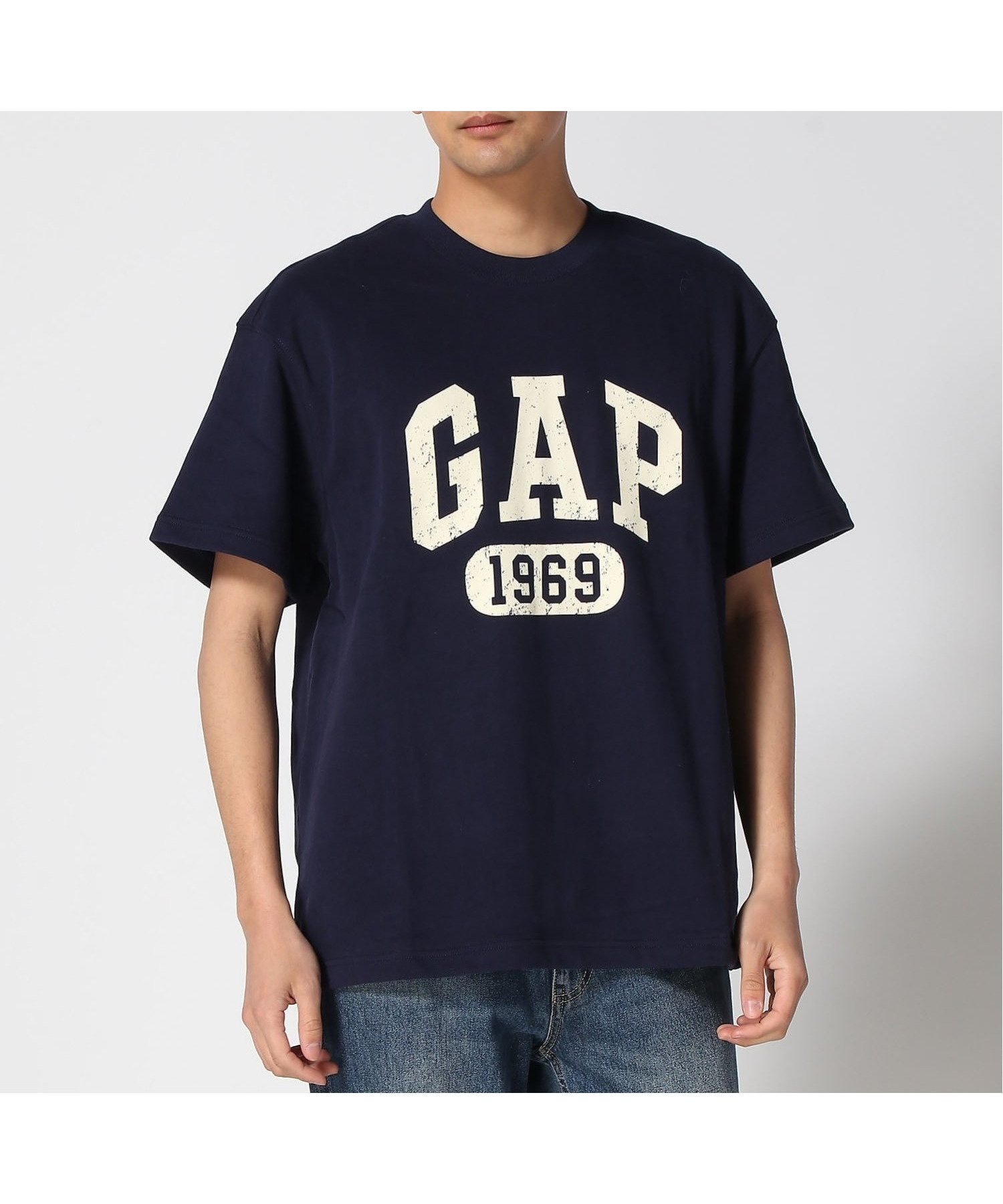 【ギャップ/GAP】のヴィンテージソフト フレンチテリー GAPロゴ スウェットシャツ インテリア・キッズ・メンズ・レディースファッション・服の通販 founy(ファウニー) 　ファッション　Fashion　レディースファッション　Fashion for Women　トップス・カットソー　Cut & Sew Tops　シャツ・ブラウス・オフィスカジュアル　Elegant Blouses & Button-Ups　レディースパーカー・カジュアルフーディー　Casual Hoodies & Sweatshirts　スウェット・クルーネックトップス　Sweatshirts & Crewnecks / Relaxed Fit Sweat Tops　ヴィンテージ　Vintage Style　クラシック　Classic, Timeless Style　ストレート　Straight, Straight Cut　トレーナー　Sweatshirt, Trainer　フィット　Fit, Slim Fit　フレンチ　French, French Style　フロント　Front, Front Design　半袖　Short Sleeve, Half Sleeve　リアル　Real, Realistic　リラックス　Relax, Relaxed Fit　ルーズ　Loose, Oversized　ループ　Loop, Loop Knit　おすすめ　Recommended / Our Picks　NAVY_UNIFORM|ID: prp329100004985456 ipo3291000000037344883