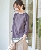 【イッカ/ikka】の冷感梨地バックスリットプルオーバー 大人の最旬トレンドファッション＆コーディネート founy(ファウニー) ファッション Fashion レディースファッション Fashion for Women トップス・カットソー Cut & Sew Tops カジュアルプルオーバー・ニットトップス Pullovers & Knit Tops / Casual Pullovers バッグ Bags カットソー Cut and Sewn Top シンプル Simple, Minimal スリット Slit, Slit Detail バランス Balance, Style Balance ラウンド Round, Round Neck 夏 Summer thumbnail コーヒー|ID: prp329100004985467 ipo3291000000037344981