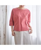 【イッカ/ikka】の冷感梨地バックスリットプルオーバー 大人の最旬トレンドファッション＆コーディネート founy(ファウニー) ファッション Fashion レディースファッション Fashion for Women トップス・カットソー Cut & Sew Tops カジュアルプルオーバー・ニットトップス Pullovers & Knit Tops / Casual Pullovers バッグ Bags カットソー Cut and Sewn Top シンプル Simple, Minimal スリット Slit, Slit Detail バランス Balance, Style Balance ラウンド Round, Round Neck 夏 Summer thumbnail ピンクケイ|ID: prp329100004985467 ipo3291000000037344982