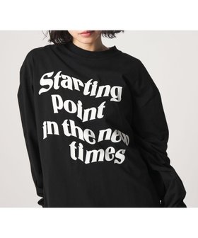 【シテン/CITEN】のCITEN ビッグロゴグラフィックロンT 大人の最旬トレンドファッション＆コーディネート founy(ファウニー) ファッション Fashion レディースファッション Fashion for Women トップス・カットソー Cut & Sew Tops ロングTシャツ・Tシャツ Longline T-Shirts & Tees インナー Innerwear カットソー Cut and Sewn Top グラフィック Graphic, Graphic Design シンプル Simple, Minimal ジャケット Jacket, Outerwear スラックス Slacks, Dress Pants デニム Denim, Jeans Material ビッグ Big, Oversized フィット Fit, Slim Fit フロント Front, Front Design ボトム Bottoms, Lower Wear |ID:prp329100004985469