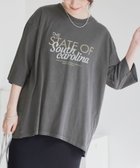 【コーエン/COEN】のピグメントドッキング布帛五分袖Tシャツ 大人の最旬トレンドファッション＆コーディネート founy(ファウニー) ファッション Fashion レディースファッション Fashion for Women トップス・カットソー Cut & Sew Tops シャツ・ブラウス・オフィスカジュアル Elegant Blouses & Button-Ups ロングTシャツ・Tシャツ Longline T-Shirts & Tees カットソー Cut and Sewn Top 切替 Switching, Contrast Panel ショルダー Shoulder, Shoulder Strap ドロップ Drop Shoulder, Dropped Style 人気 Popular, Best Seller フェミニン Feminine, Girly フレア Flare, Flared エレガント 上品 Elegant thumbnail DK.GRAY|ID: prp329100004985477 ipo3291000000037345028