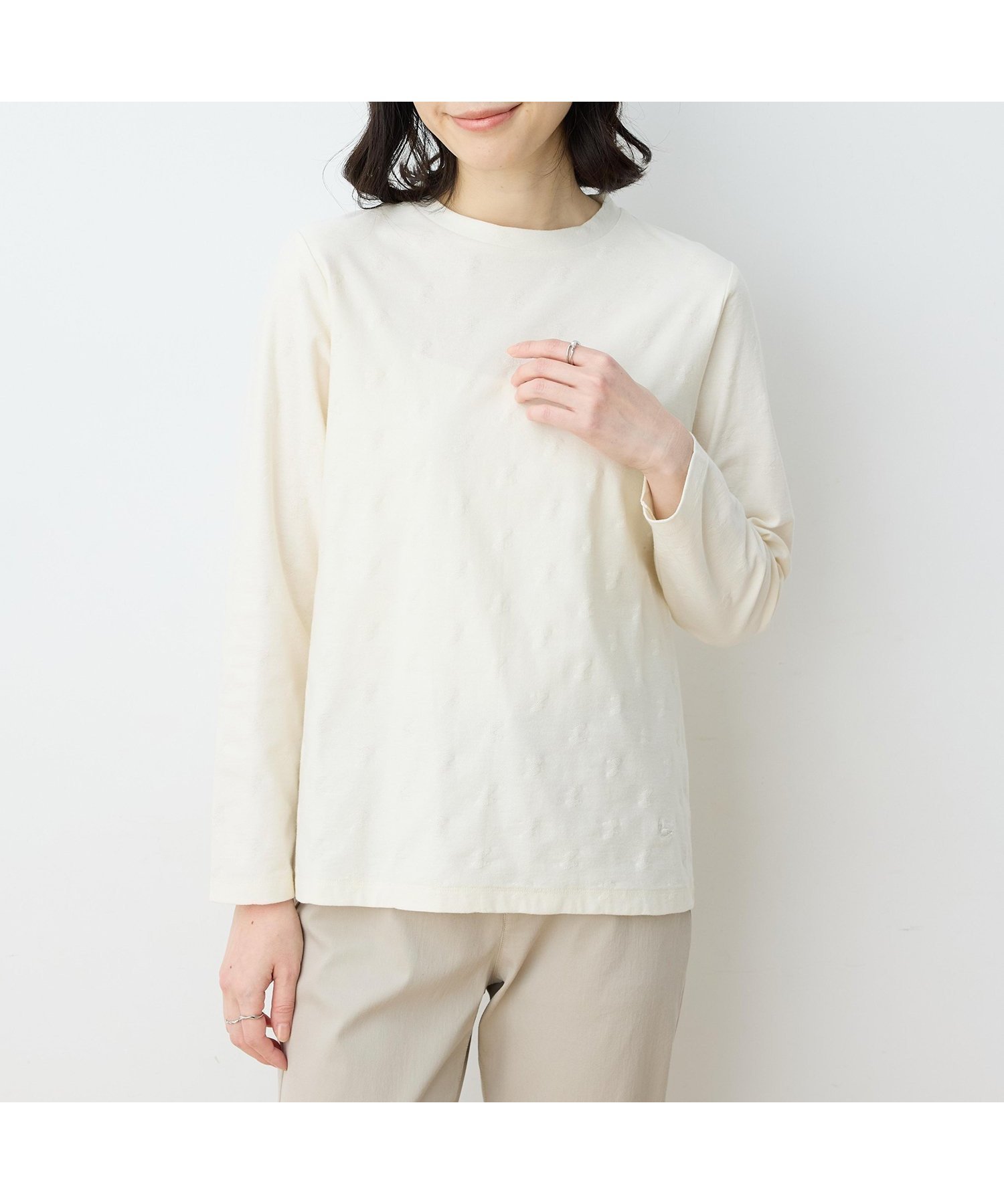 【デコイ/DECOY Since1981】の【chiyoさんコラボ】コイくんジャガードTシャツ【オーガニックコットンブレンド】 大人の最旬トレンドファッション＆コーディネート founy(ファウニー) 　ファッション　Fashion　レディースファッション　Fashion for Women　トップス・カットソー　Cut & Sew Tops　シャツ・ブラウス・オフィスカジュアル　Elegant Blouses & Button-Ups　ロングTシャツ・Tシャツ　Longline T-Shirts & Tees　キャラクター　Character, Licensed Characters　コラボ　Collaboration, Collab　ジャカード／ジャガード　Jacquard, Woven Pattern　ベーシック　Basic, Essential　ロンドン　London Style, British Inspired　 other-1|ID: prp329100004985478 ipo3291000000037345031