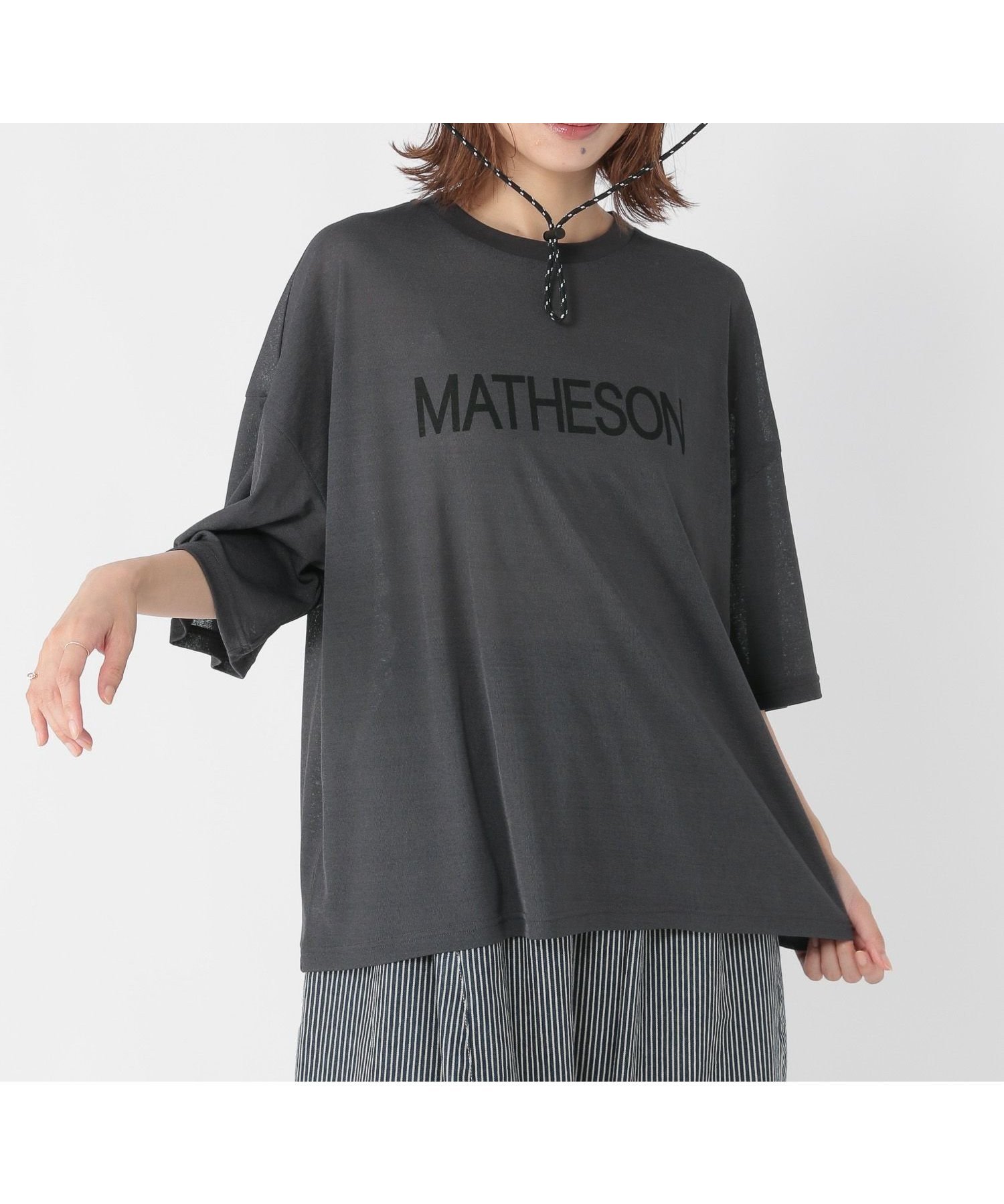 【スタディオ クリップ/studio CLIP】の梨地シアーロゴTシャツ 大人の最旬トレンドファッション＆コーディネート founy(ファウニー) 　ファッション　Fashion　レディースファッション　Fashion for Women　トップス・カットソー　Cut & Sew Tops　シャツ・ブラウス・オフィスカジュアル　Elegant Blouses & Button-Ups　ロングTシャツ・Tシャツ　Longline T-Shirts & Tees　おすすめ　Recommended / Our Picks　カットソー　Cut and Sewn Top　シアー　Sheer, See-Through　シンプル　Simple, Minimal　プリント　Print, Printed Pattern　ボトム　Bottoms, Lower Wear　 other-1|ID: prp329100004985479 ipo3291000000037345035
