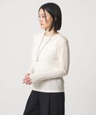 【ユナイテッドアローズ/UNITED ARROWS】のシャイニーリブ カットソー A DAY IN THE LIFE 大人の最旬トレンドファッション＆コーディネート founy(ファウニー) ファッション Fashion レディースファッション Fashion for Women トップス・カットソー Cut & Sew Tops カットソー・ベーシックTシャツ Cut-and-Sewn Tops / Stretch Tees & Basics インナー Innerwear カットソー Cut and Sewn Top コンパクト Compact, Small Size シンプル Simple, Minimal スウェット / スエット Sweatshirt, Sweatwear 人気 Popular, Best Seller バランス Balance, Style Balance ブライト Bright, Shiny ベスト Vest, Waistcoat ロング Long, Long-Length アウトレット Outlet / Clearance おすすめ Recommended / Our Picks thumbnail OFF WHITE|ID: prp329100004985481 ipo3291000000037345049